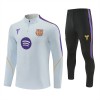 Barcelona Trænings Sweatshirt 2026-27 Kvart-Zip Hvid Barcelona Trænings Sweatshirt 2026-27 Kvart-Zip Hvid
