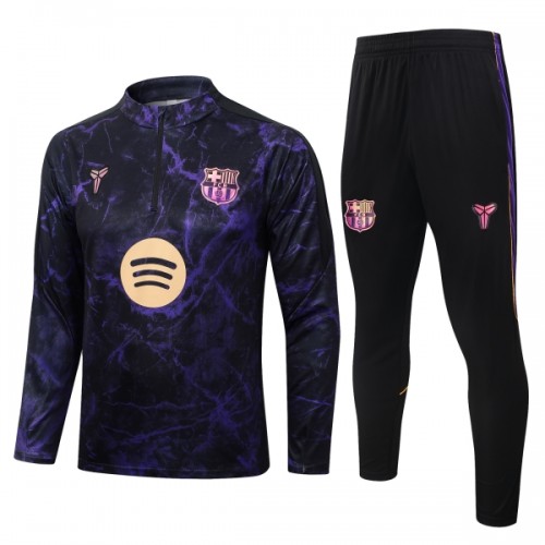 Barcelona Trænings Sweatshirt 2026-27 Kvart-Zip Sort Barcelona Trænings Sweatshirt 2026-27 Kvart-Zip Sort