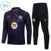 Barcelona Trænings Sweatshirt 2026-27 Kvart-Zip Sort TIL Børn Barcelona Trænings Sweatshirt 2026-27 Kvart-Zip Sort TIL Børn