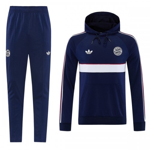 Bayern München Hoodie Trænings Sweatshirt 2026-27 Flåde Bayern München Hoodie Trænings Sweatshirt 2026-27 Flåde