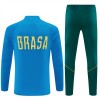 Brasilien Trænings Sweatshirt 2026-27 Kvart-Zip Blå