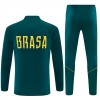Brasilien Trænings Sweatshirt 2026-27 Kvart-Zip Grøn