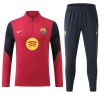 FC Barcelona Trænings Sweatshirt 2026-27 Kvart-Zip Rød FC Barcelona Trænings Sweatshirt 2026-27 Kvart-Zip Rød