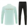 Frankrig Trænings Sweatshirt 2026-27 Kvart-Zip Hvid