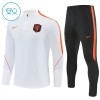 Holland Trænings Sweatshirt 2026-27 Kvart-Zip Hvid TIL Børn Holland Trænings Sweatshirt 2026-27 Kvart-Zip Hvid TIL Børn