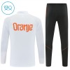 Holland Trænings Sweatshirt 2026-27 Kvart-Zip Hvid TIL Børn
