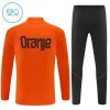 Holland Trænings Sweatshirt 2026-27 Kvart-Zip Orange TIL Børn