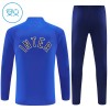 Inter Milan Trænings Sweatshirt 2026-27 Kvart-Zip Blå TIL Børn