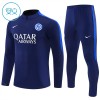 Inter Milan Trænings Sweatshirt 2026-27 Kvart-Zip Blå TIL Børn Inter Milan Trænings Sweatshirt 2026-27 Kvart-Zip Blå TIL Børn