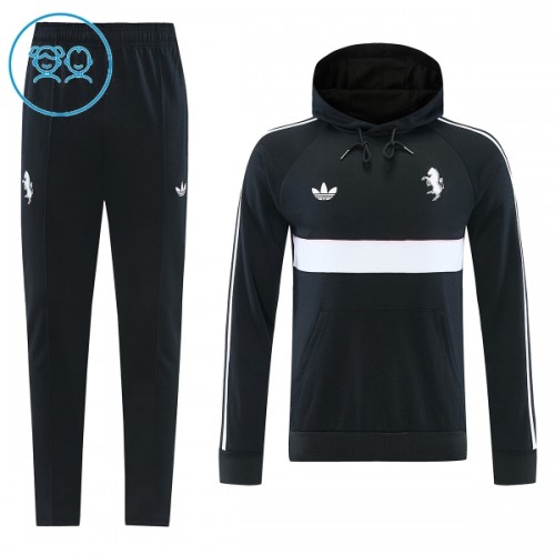Juventus Hoodie Trænings Sweatshirt 2026-27 Sort TIL Børn Juventus Hoodie Trænings Sweatshirt 2026-27 Sort TIL Børn