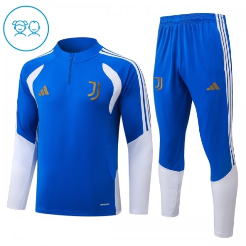 Juventus Trænings Sweatshirt 2026-27 Kvart-Zip Blå TIL Børn Juventus Trænings Sweatshirt 2026-27 Kvart-Zip Blå TIL Børn