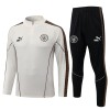 Manchester City Trænings Sweatshirt 2026-27 Kvart-Zip Grå Manchester City Trænings Sweatshirt 2026-27 Kvart-Zip Grå