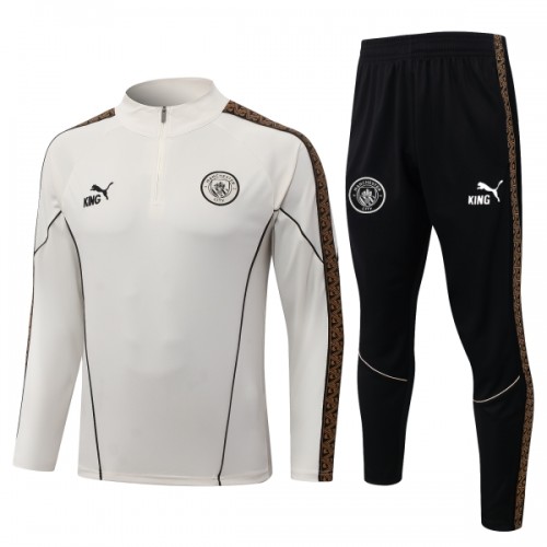 Manchester City Trænings Sweatshirt 2026-27 Kvart-Zip Grå Manchester City Trænings Sweatshirt 2026-27 Kvart-Zip Grå