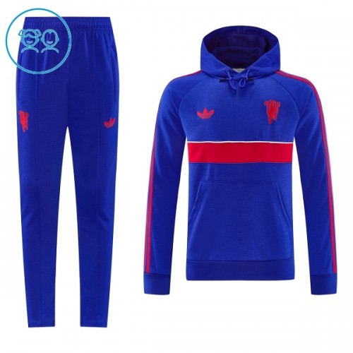 Manchester United Hoodie Trænings Sweatshirt 2026-27 Blå TIL Børn Manchester United Hoodie Trænings Sweatshirt 2026-27 Blå TIL Børn