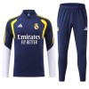 Real Madrid Trænings Sweatshirt 2026-27 Kvart-Zip Blå Real Madrid Trænings Sweatshirt 2026-27 Kvart-Zip Blå