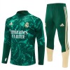 Real Madrid Trænings Sweatshirt 2026-27 Kvart-Zip Grøn Real Madrid Trænings Sweatshirt 2026-27 Kvart-Zip Grøn