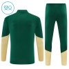 Real Madrid Trænings Sweatshirt 2026-27 Kvart-Zip Grøn TIL Børn