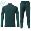 Real Madrid Trænings Sweatshirt 2026-27 Kvart-Zip Grøn TIL Børn