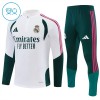 Real Madrid Trænings Sweatshirt 2026-27 Kvart-Zip Hvid TIL Børn Real Madrid Trænings Sweatshirt 2026-27 Kvart-Zip Hvid TIL Børn