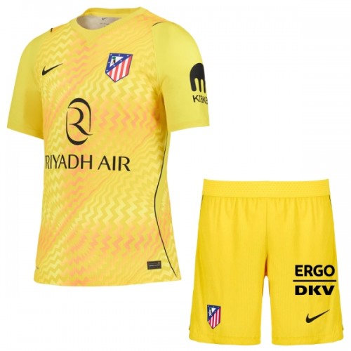 Fodboldsæt Atlético Madrid Målmandstrøje 2026-27 Gul TIL Børn Fodboldsæt Atlético Madrid Målmandstrøje 2026-27 Gul TIL Børn