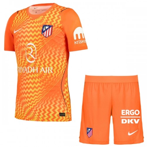 Fodboldsæt Atlético Madrid Målmandstrøje 2026-27 Orange TIL Børn Fodboldsæt Atlético Madrid Målmandstrøje 2026-27 Orange TIL Børn
