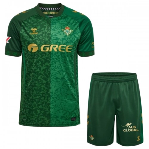 Fodboldsæt Real Betis Udebanetrøje 2026-27 TIL Børn Fodboldsæt Real Betis Udebanetrøje 2026-27 TIL Børn