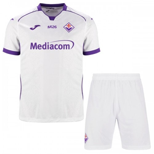 Fodboldsæt AC Fiorentina Udebanetrøje 2026-27 TIL Børn Fodboldsæt AC Fiorentina Udebanetrøje 2026-27 TIL Børn