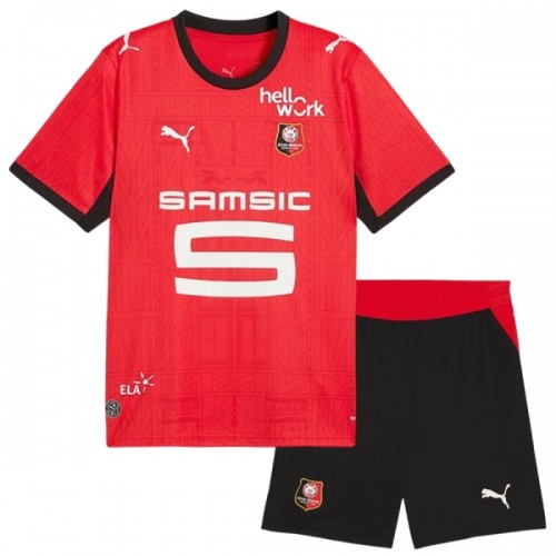 Fodboldsæt Stade Rennais Hjemmebanetrøje 2026-27 TIL Børn Fodboldsæt Stade Rennais Hjemmebanetrøje 2026-27 TIL Børn