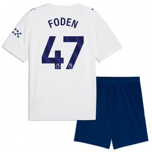 Fodboldsæt Manchester City Foden 47 Tredjetrøje 2026-27 TIL Børn Fodboldsæt Manchester City Foden 47 Tredjetrøje 2026-27 TIL Børn