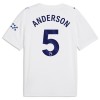 Fodboldtøj Manchester City Anderson 5 Tredjetrøje 2026-27 Fodboldtøj Manchester City Anderson 5 Tredjetrøje 2026-27