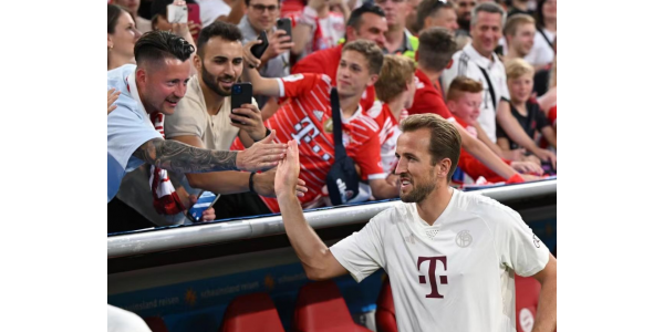 Kane fik sin Bayern-debut, men missede desværre det første mesterskabstrofæ i sin Bundesliga-karriere