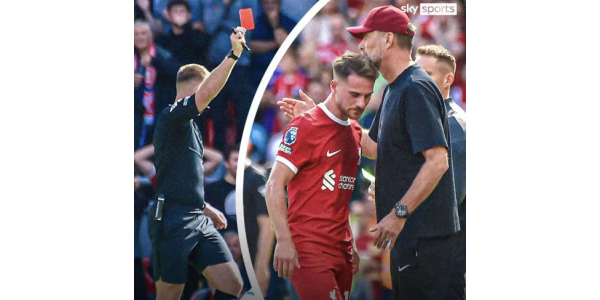 Liverpool appellerer, FA annullerer McAllisters røde kort og udelukkelse