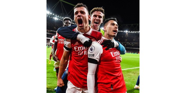Arsenals 10. hjemmesejr i Premier League