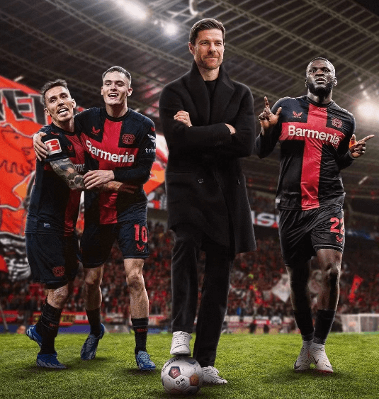 Leverkusen har en 34-kamps ubesejret række og fører Bundesligaen med 10 point