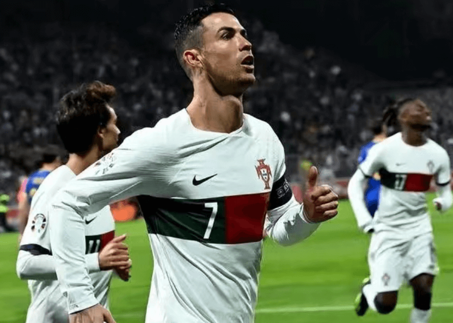 Cristiano Ronaldo scorede 9 mål i 7 kampe og satte dermed rekord i europæisk kvalifikationshistorie