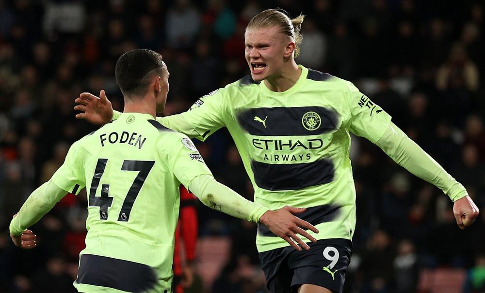 Premier League: Manchester City 4:1 Bournemouth, 2 mål fra Alvarez