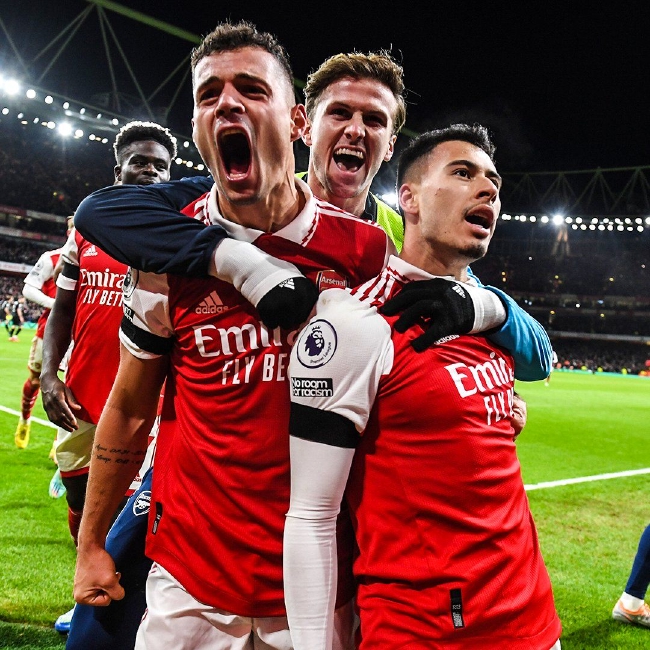 Arsenals 10. hjemmesejr i Premier League